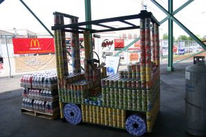 Ocean Spray won the “Most Nutritious” Award with their sculpture of a Fork Lift. (Contributed Photo)